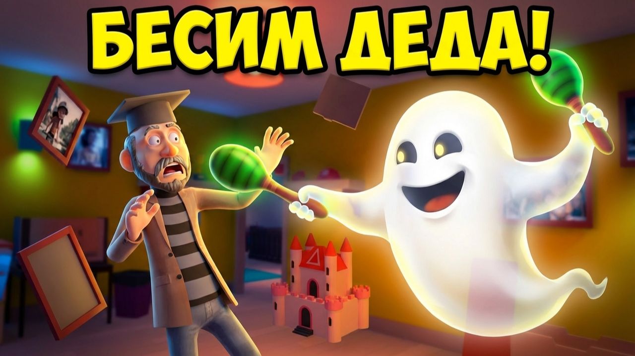 ПРИЗРАК ДОСТАЕТ ДЕДУЛЮ - You Are Ghost VR