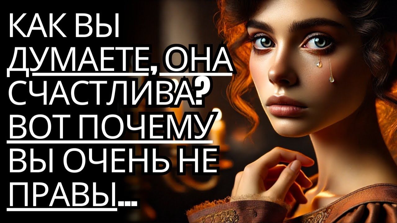 Как вы думаете, она счастлива# Вот почему ты ТАК ошибаешься... # Стоицизм на практике