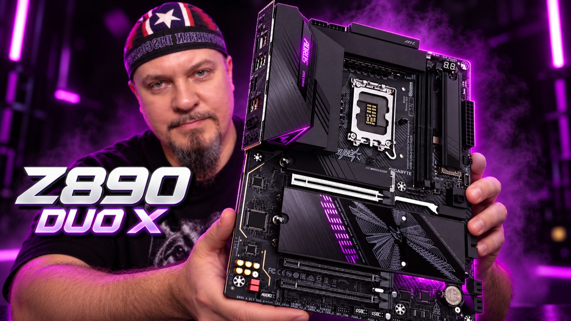 Gigabyte Z890 AORUS ELITE DUO X — распаковка и обзор