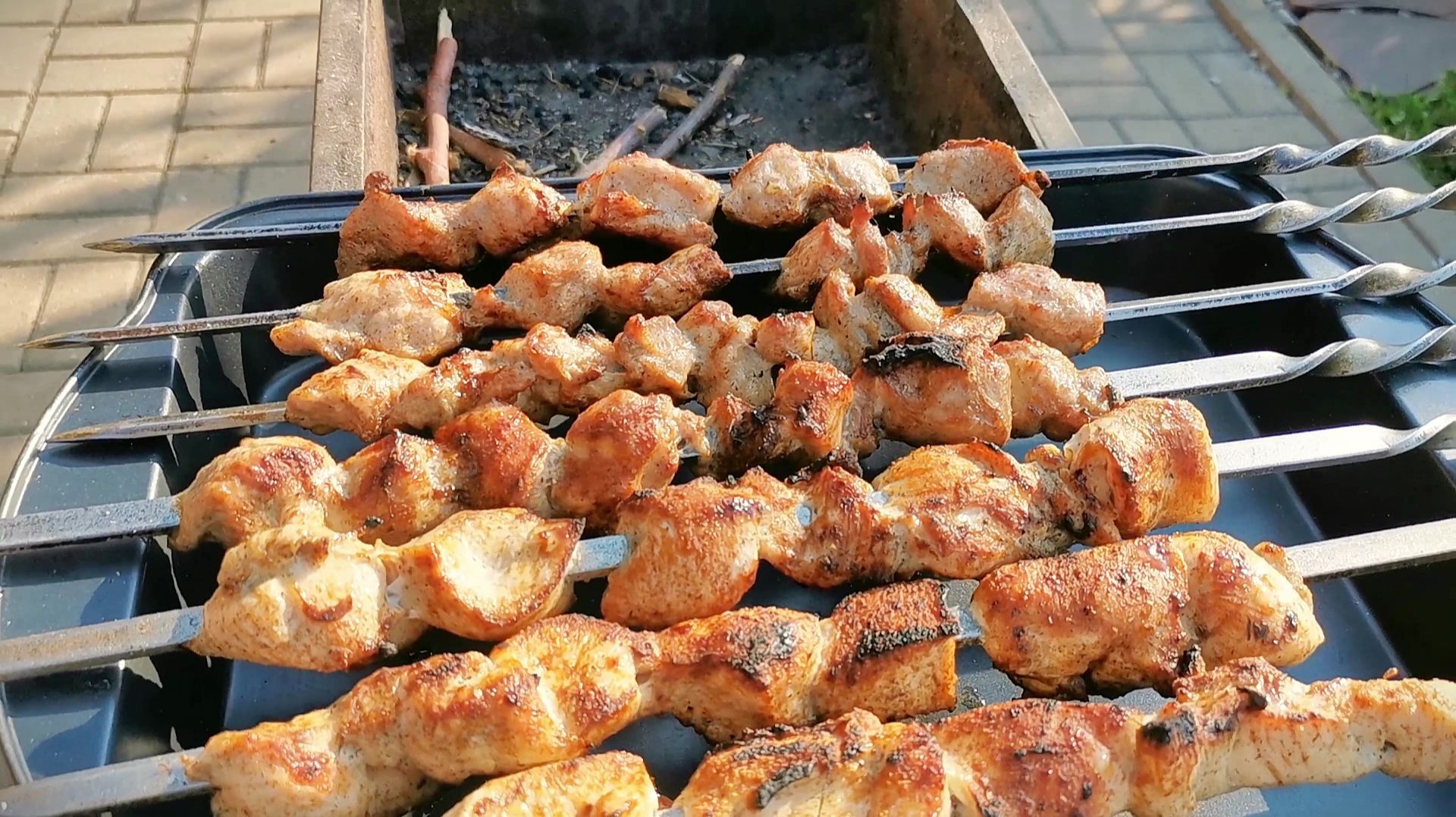 Осенний шашлык. Куриная грудка, свиной ошеек 20.09.2026