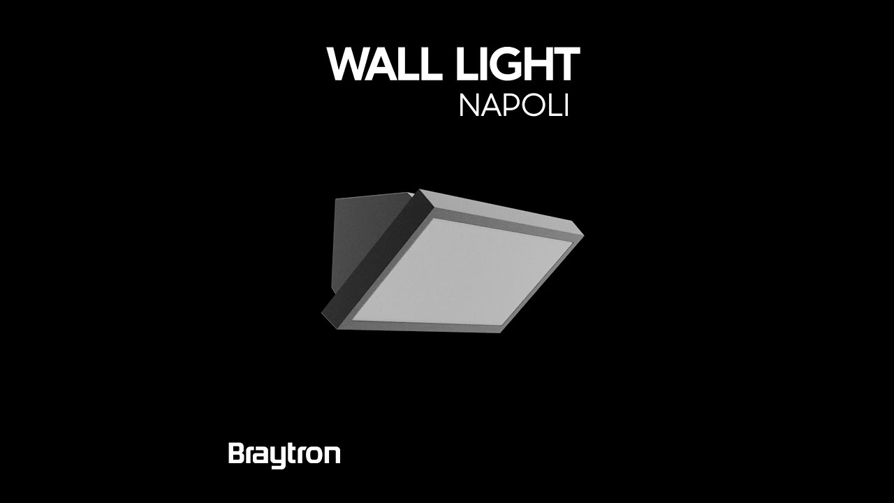 Braytron Napoli - Модерен LED аплик с регулируема цветна температура и IP65 защита