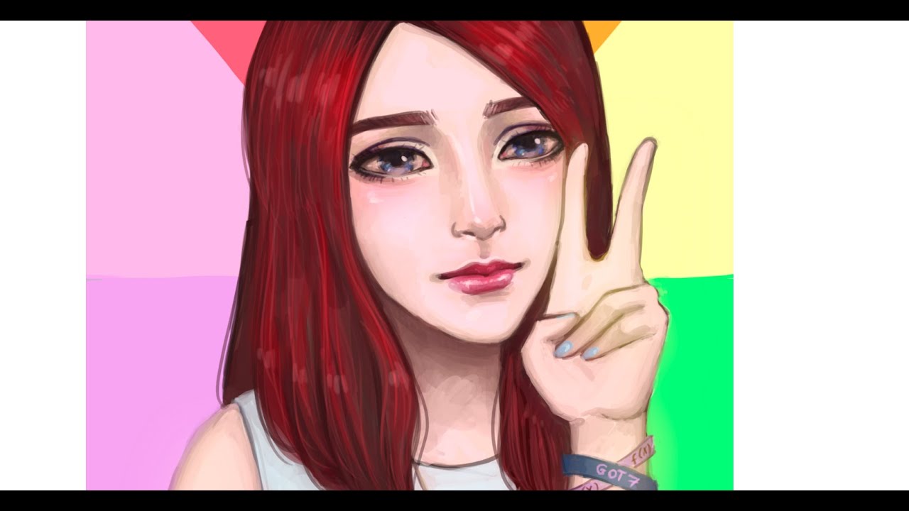 ♥ фанатка кпоп ♥ SPEED PAINTING ♥ K-pop Fan [photoshop Cs6]