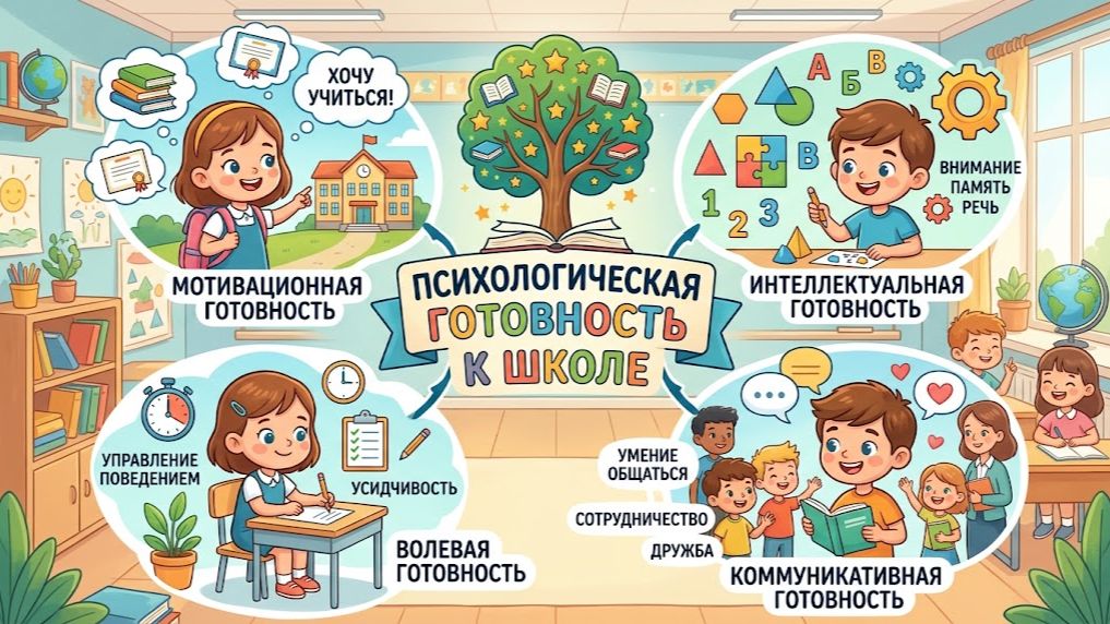 Что такое психологическая готовность к школе ?