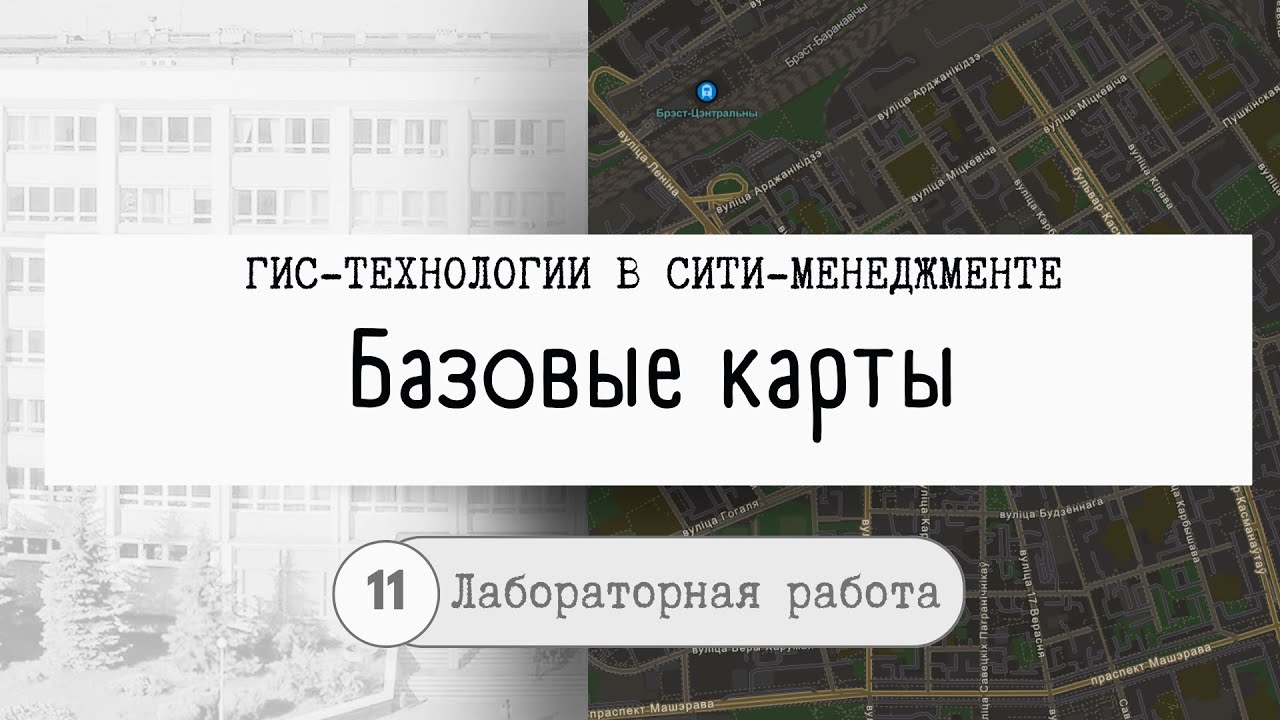 Аннотация. Базовые карты. Map Viewer. Практикум 
