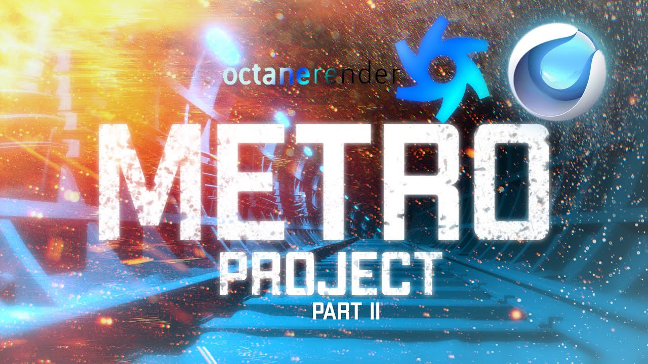 МЕТРО в Cinema 4D/Octane Render | Процесс создания композиции Метро | Part 2