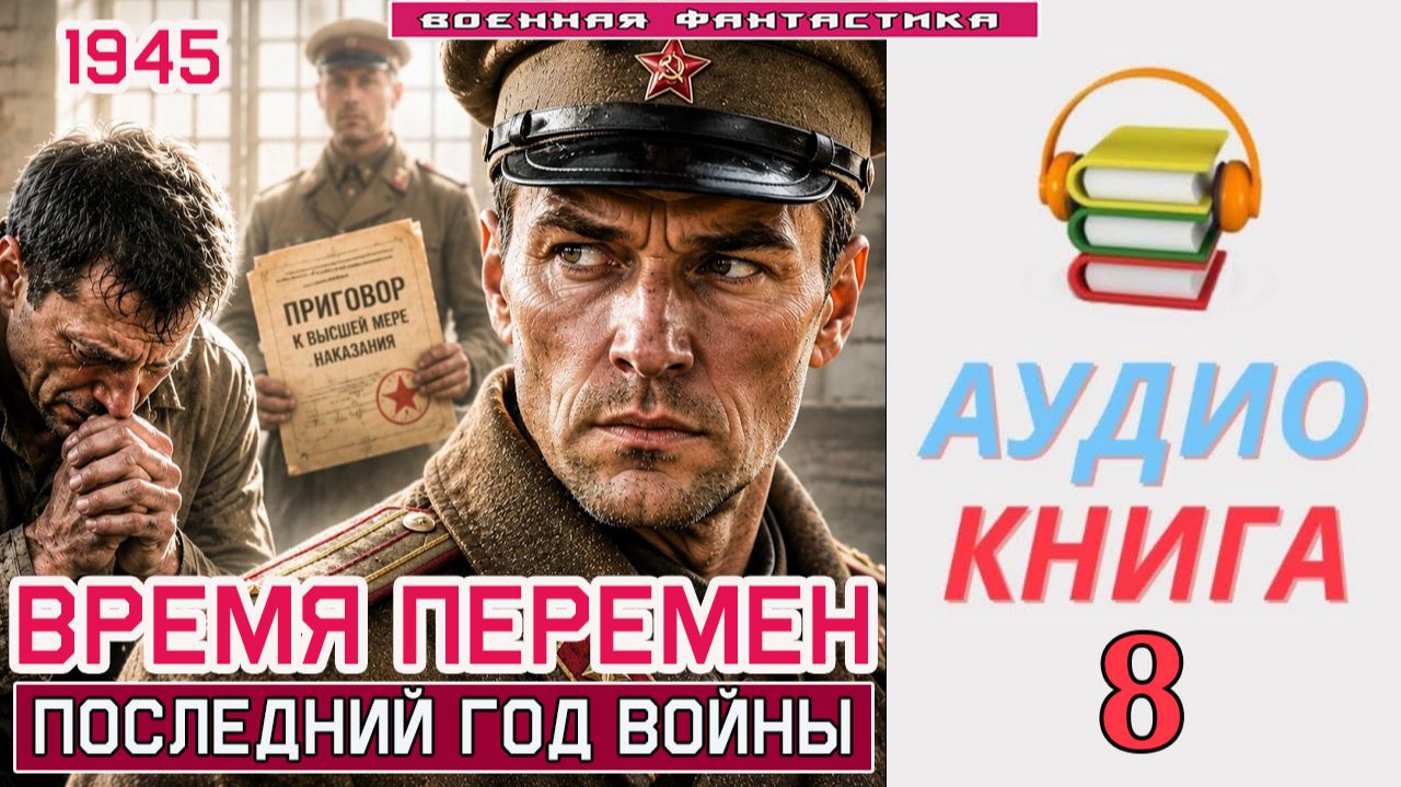 #Аудиокнига. «ВРЕМЯ ПЕРЕМЕН - 8! Последний год войны». КНИГА 8. #Попаданцы#БоеваяФантастика.