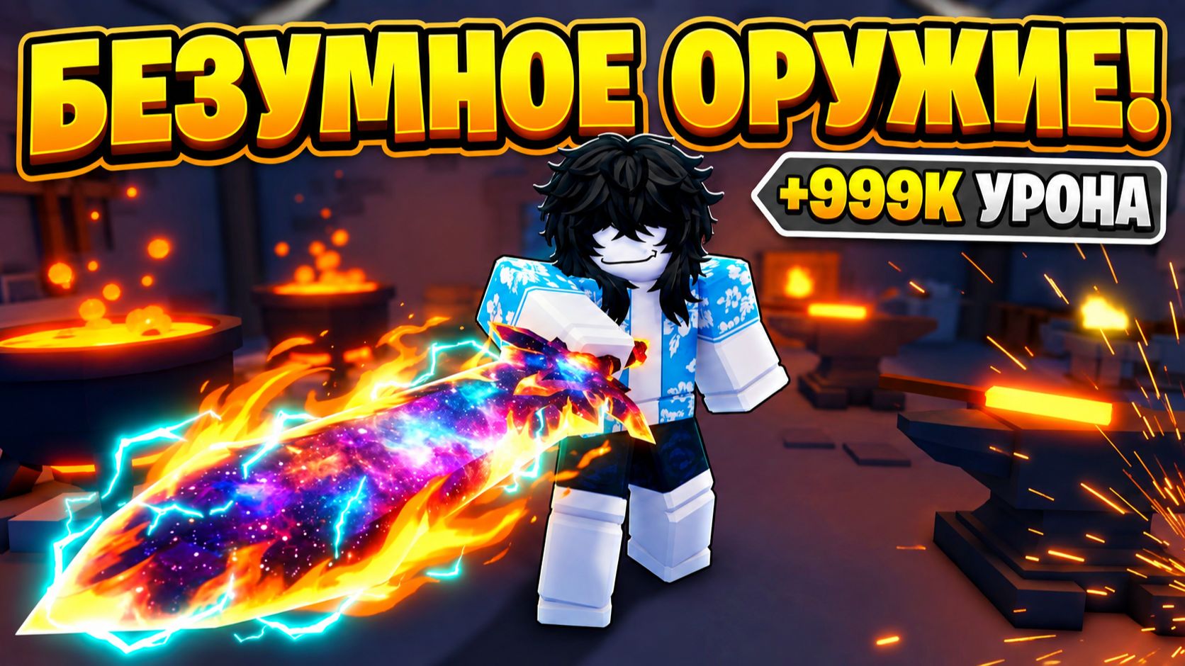 Я ПРЕВРАТИЛ ЛУТ В БЕЗУМНОЕ ОРУЖИЕ! | Roblox 1+ Loot To Forge