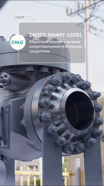 DN300-HH44Y-160RL Обратный клапан с микросопротивлением и плавным закрытием-CHLG