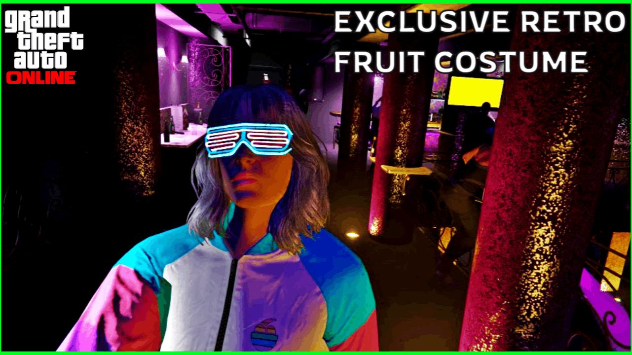 GTA V ONLINE HOW TO GET AN EXCLUSIVE RETRO FRUIT COSTUME AND 1000000 487