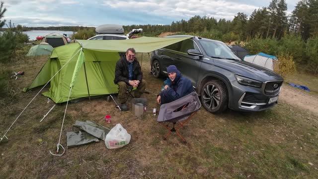 Вечер перед гонками