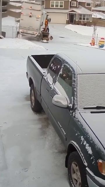 страйк от мусоровоза