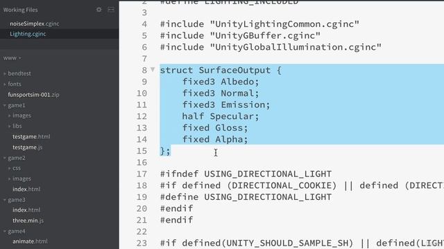 32 ShaderLab Surface Shaders - An Introduction