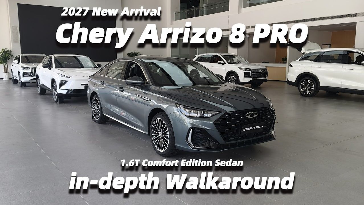 38. 2027 Chery Arrizo 8 PRO 1.6T Comfort Edition Sedan In-depth Walkaround - Big Bear Test Car