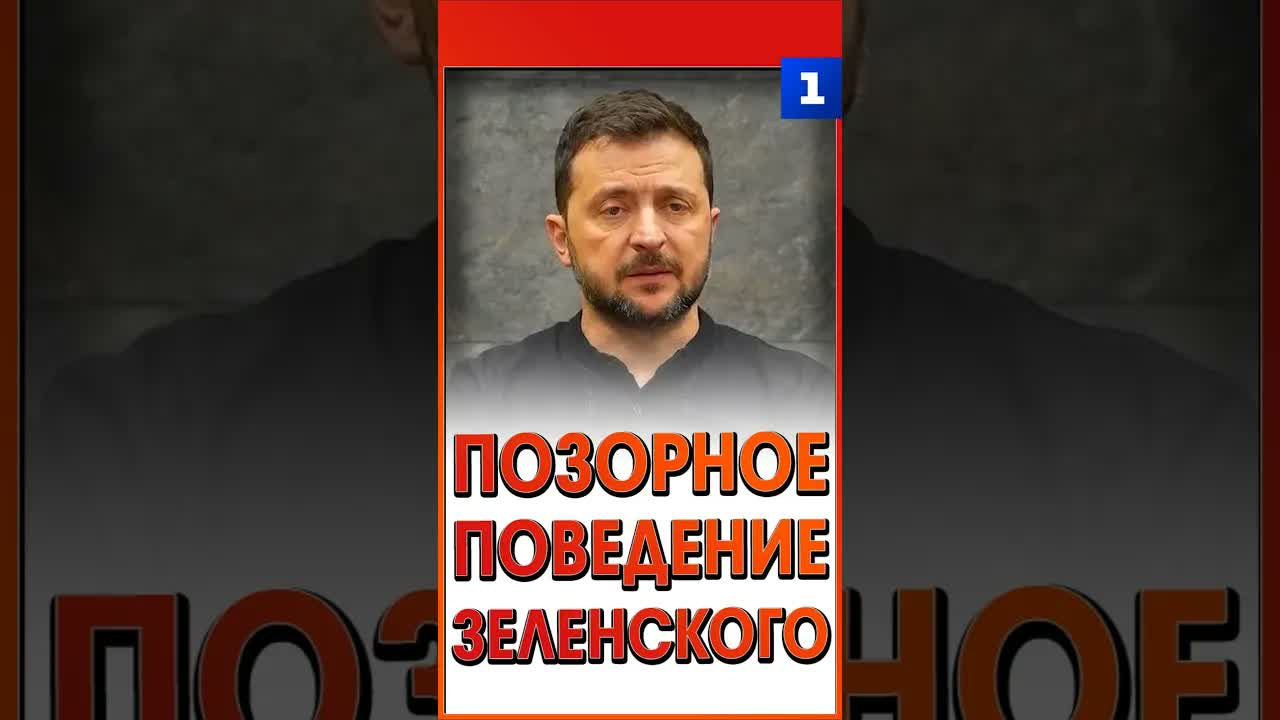 Позорное поведение Зеленского