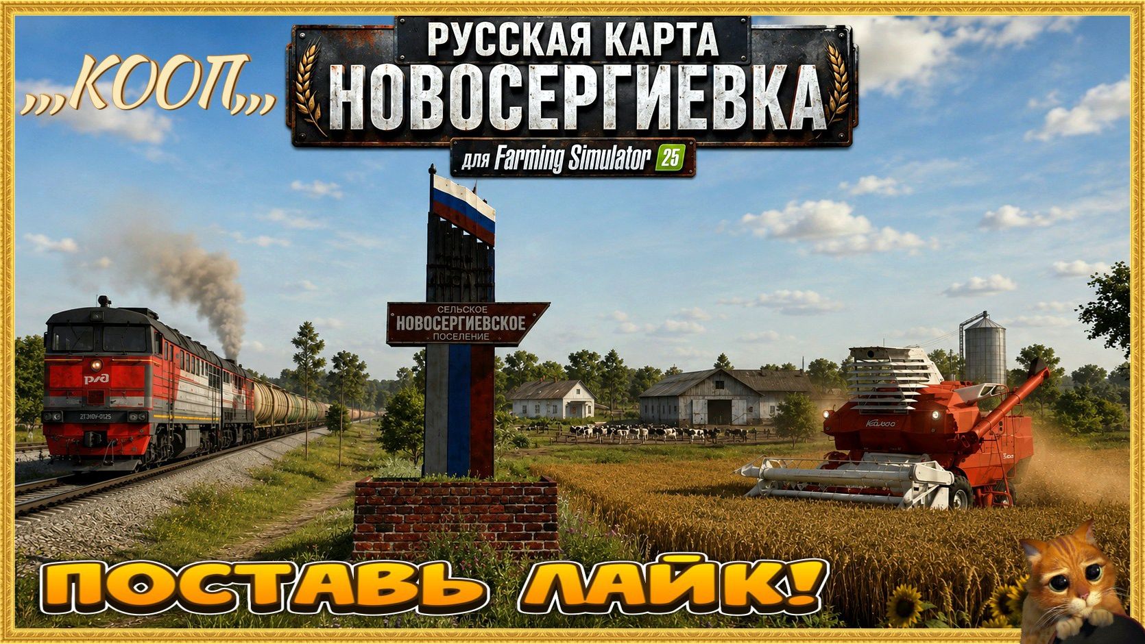 👨🌾Farming Simulator 25👨🌾Русская Карта Новосергиевка Стрим №31 КООП