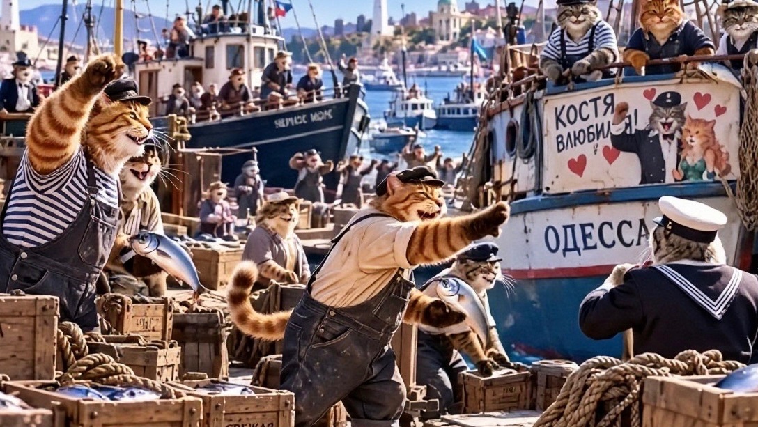 Шаланды , полные кефали ✴️❗️😎 🐾 🐟