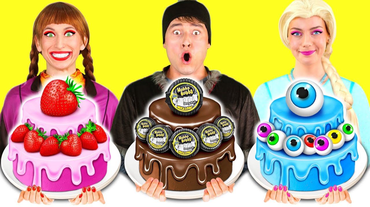 Кулинарный Челлендж# Эльза Vs Анна Vs Кристофф от Fun Teen