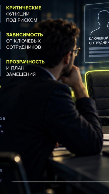 Кто закроет функцию, если завтра уволятся два ваших ключевых сотрудника?