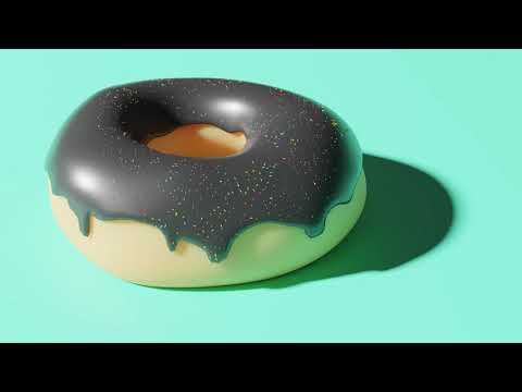 Сделал пончик в Blender)
