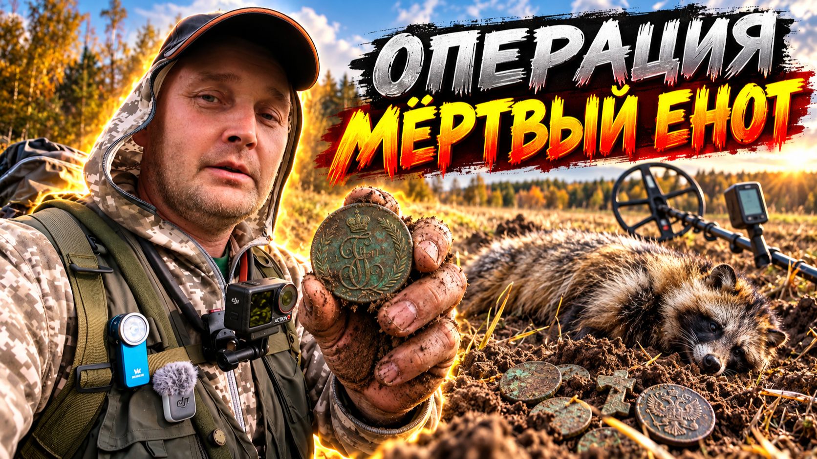 Уехал за монетами, а нашёл ЭТО! Операция «ДОХЛЫЙ ЕНОТ»