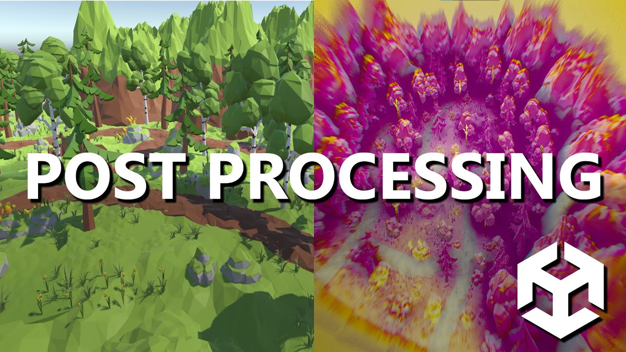 Как настроить POST PROCESSING в UNITY