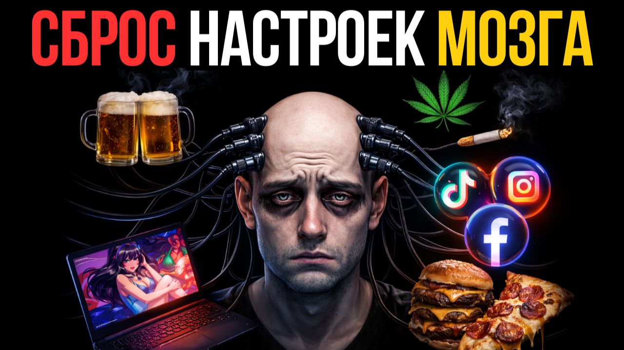 🧠 Пойми это за 15 минут и ты ИЗБАВИШЬСЯ от любой зависимости навсегда | Как перепрошить мозг