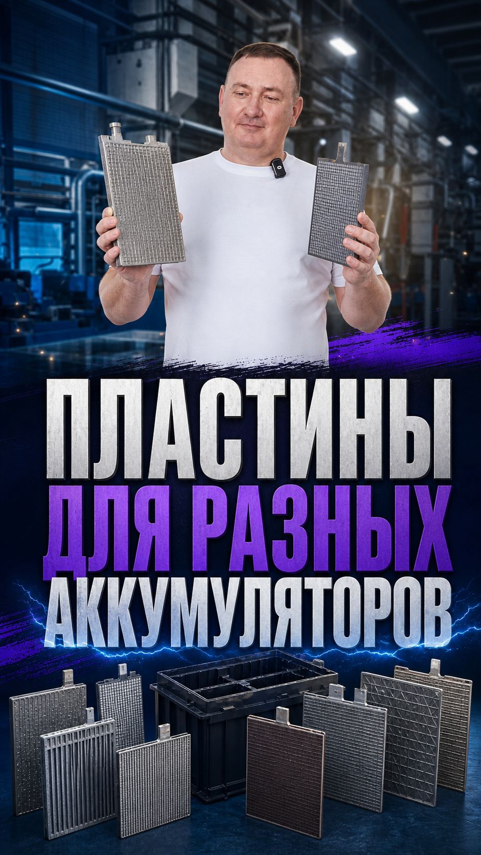 Отличия пластин для разных аккумуляторов