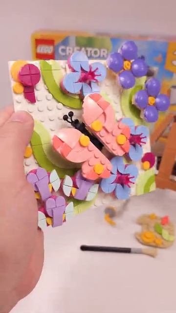 LEGO Creator Флоральное искусство Декоративная картина (31390) [348 деталей] Обзор