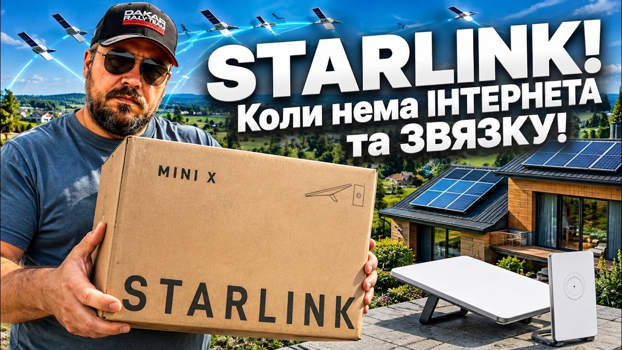 STARLINK. Коли нема ІНТЕРНЕТУ та ЗВЯЗКУ!