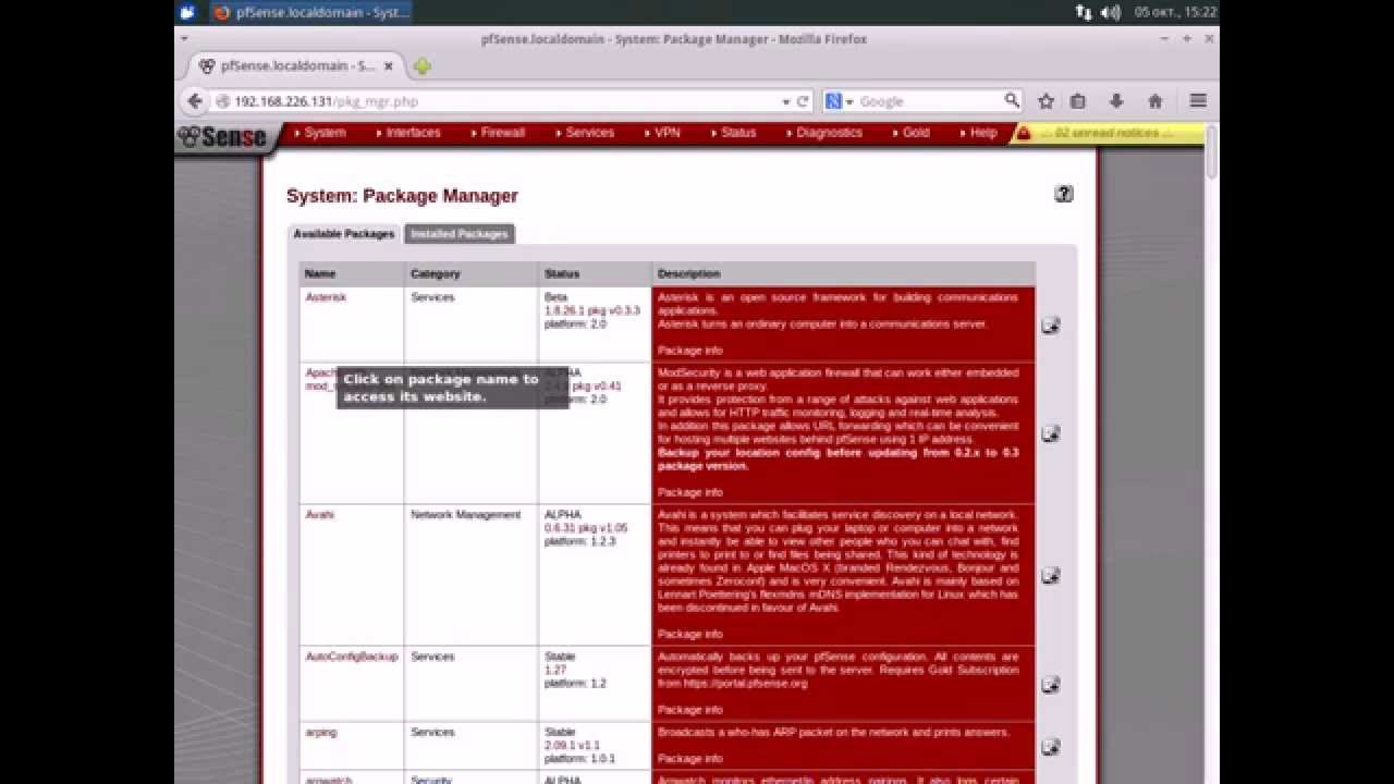 PfSense — дистрибутив для создания роутеров и брандмауэров