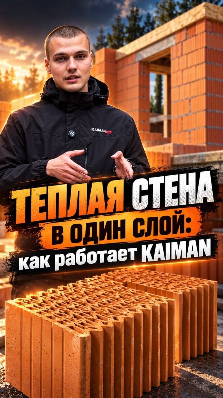 🔥 Одно из ключевых преимуществ KAIMAN — теплофизика