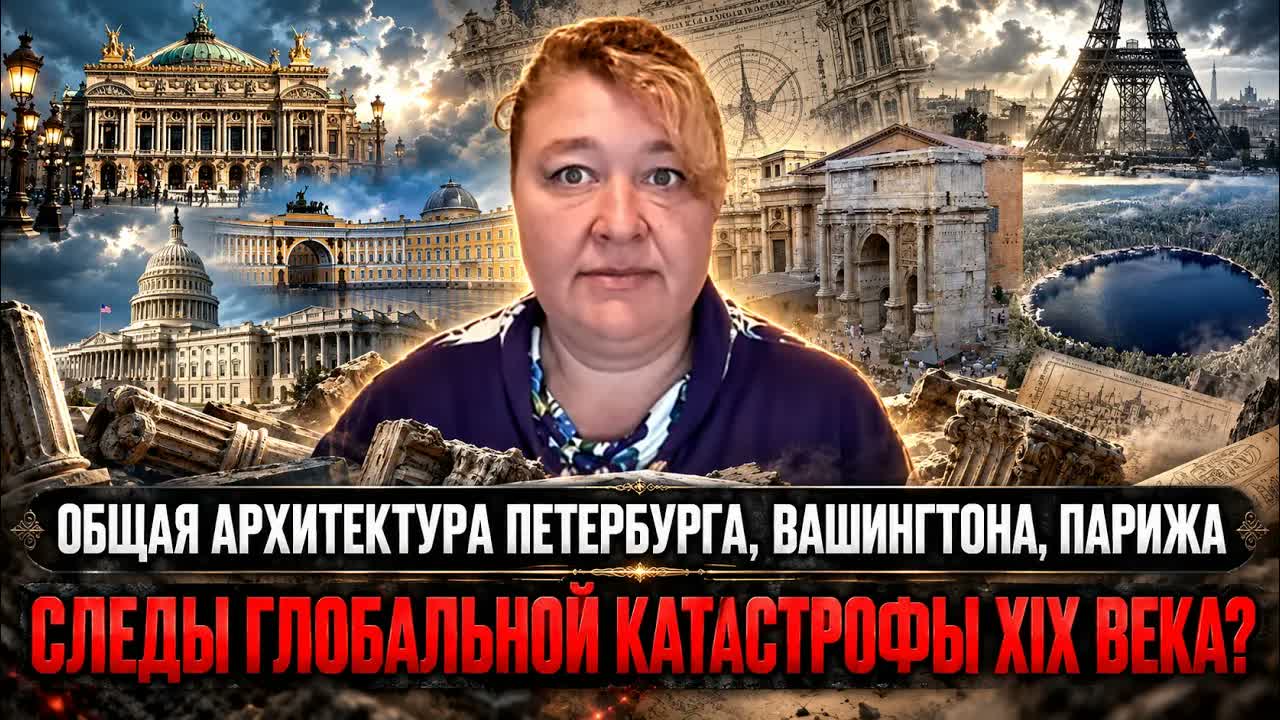 Общая архитектура Петербурга, Вашингтона, Парижа: следы глобальной катастрофы | Лидия Соловьева