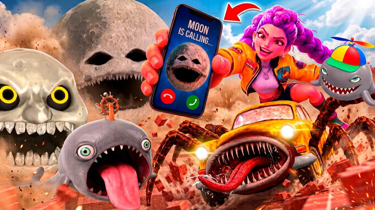 ANGRY MOON НАШЛА РУМИ С АВТОЕДОМ И МОРСКИМ КИТОМ ЦИРИАКОМ 📲😎 Garry`s Mod