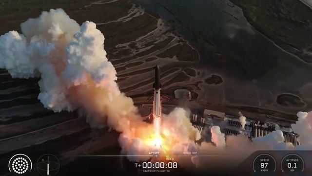SpaceX - запуск крупнейшей ракеты в истории Starship! 🚀❤