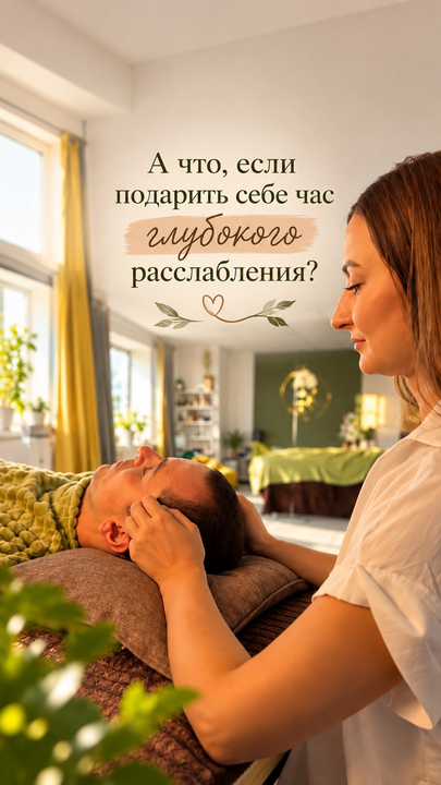 А что, если подарить себе час глубокого расслабления? 🤍