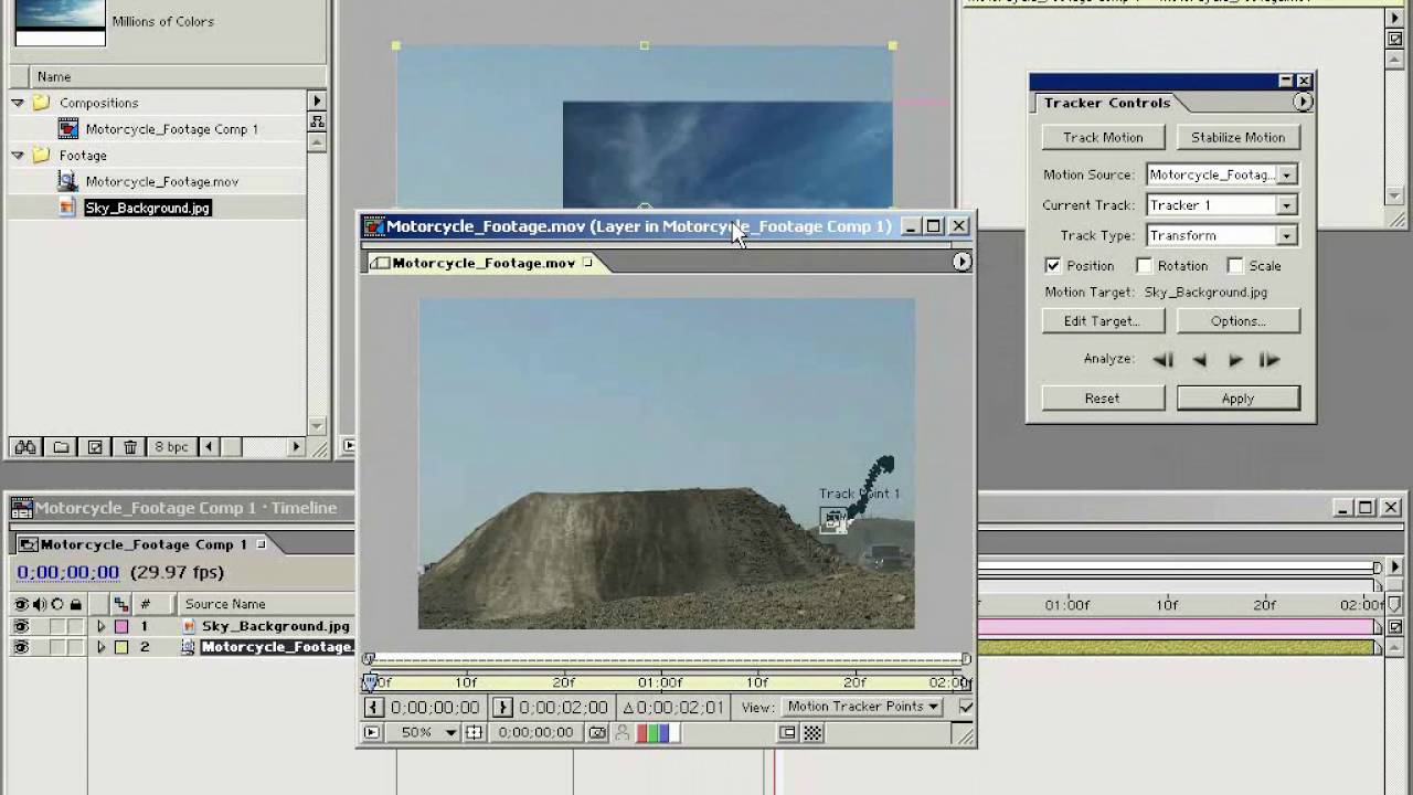 After Effects - Замена неба