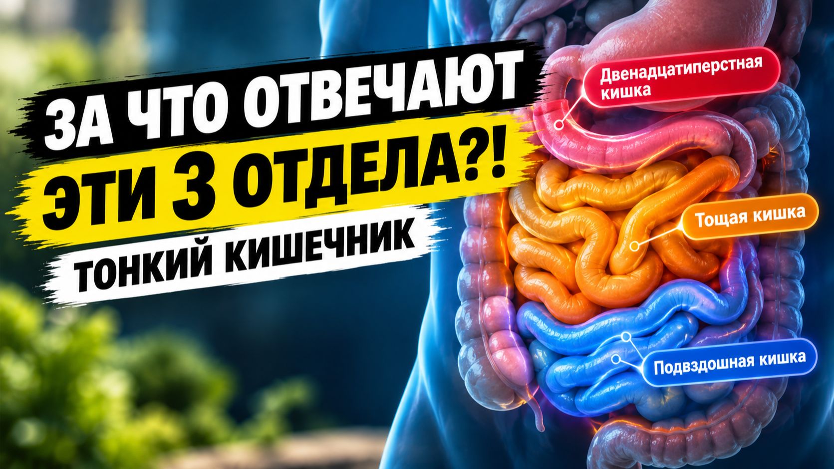 Что происходит в этих 3 отделах тонкого кишечника?!  Кристина Хлыстова