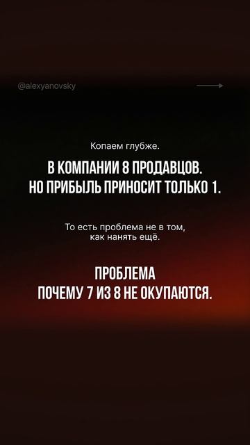 Разбор бизнеса с Алексом Яновским.