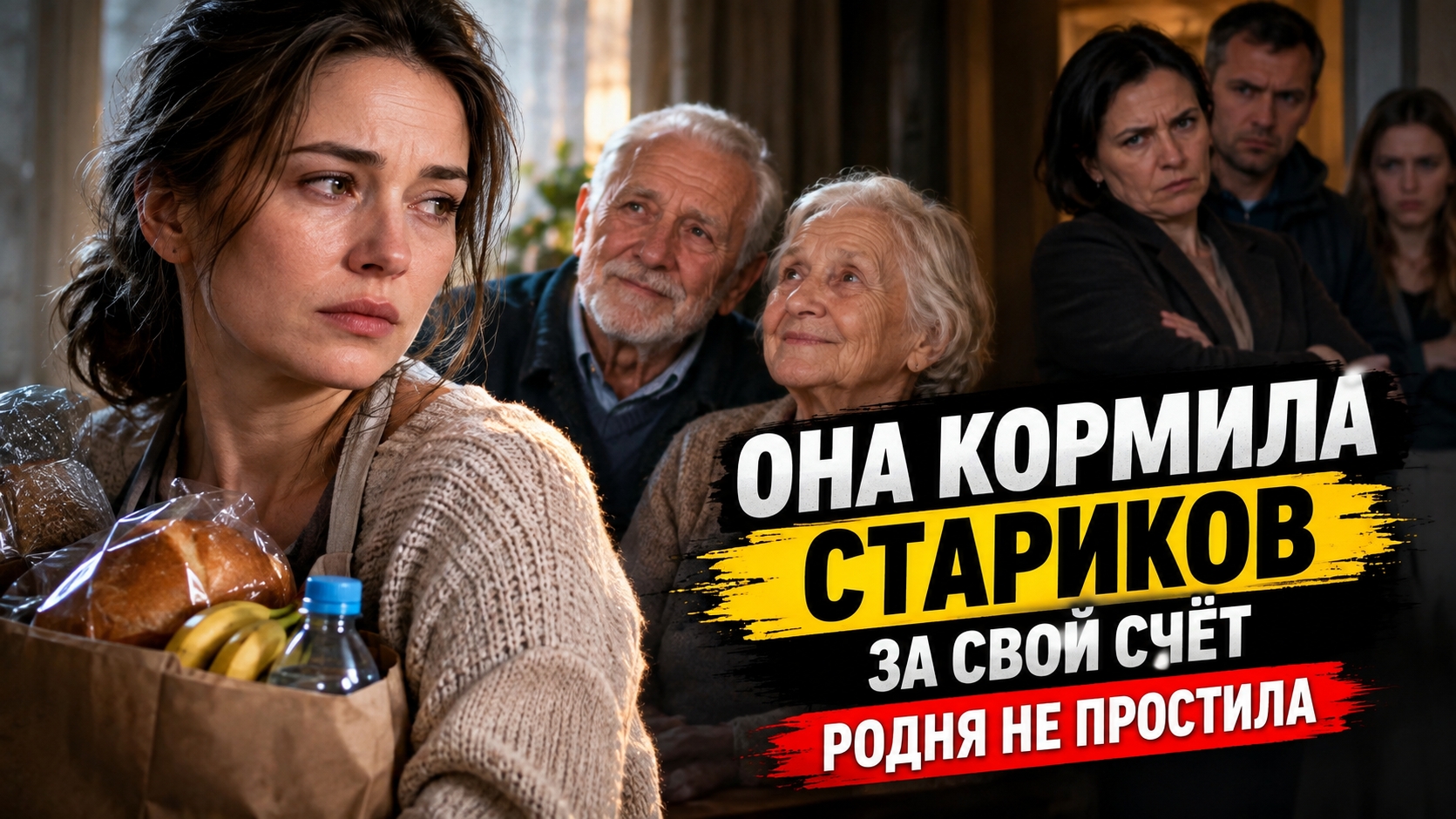 Она КОРМИЛА СТАРИКОВ за свой счёт. Родня не простила!