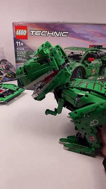LEGO Technic Рекси динозавр T-Rex MOC (42224) [1024 детали] Обзор