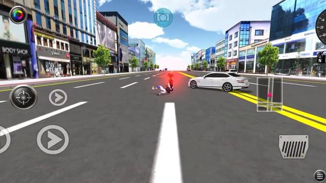 Оранжевый байк против синего скоростного поезда | 3D игра для детей