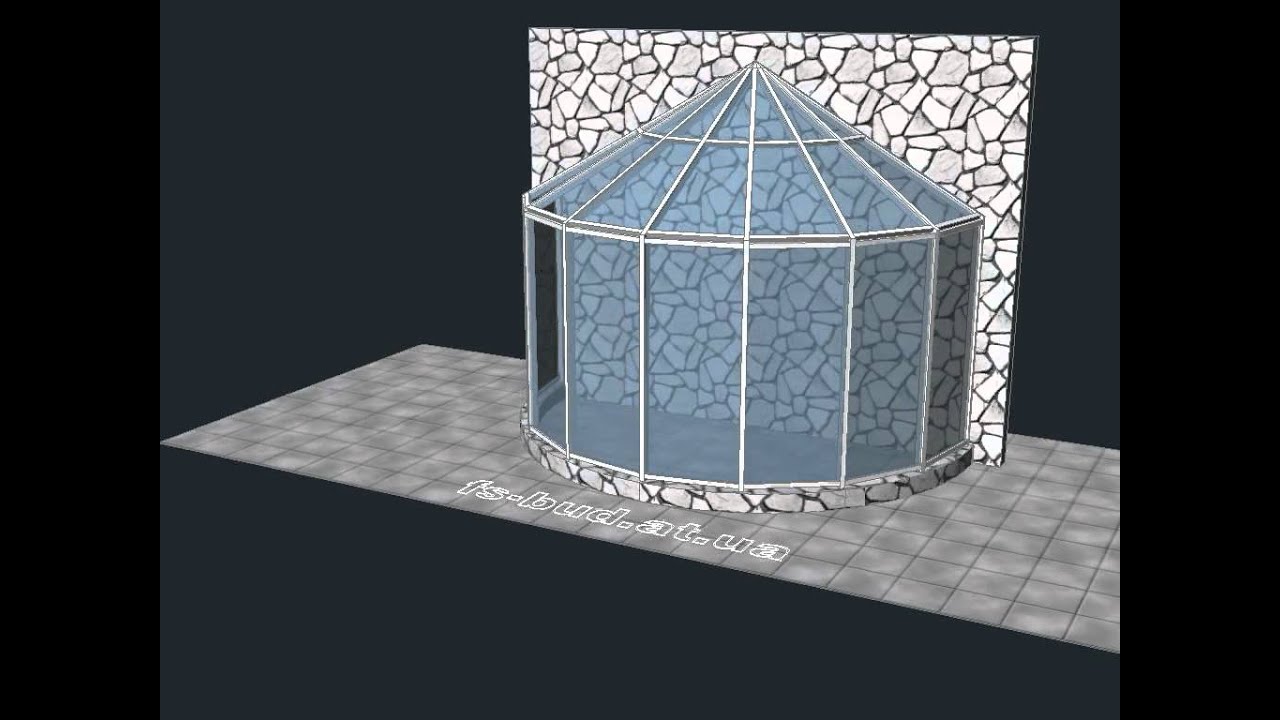 ПРИМЕР 3D ВИЗУАЛИЗАЦИИ ЗИМНЕГО САДА (MODEL 7)