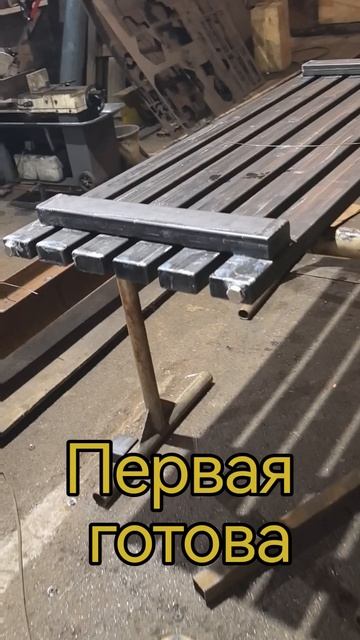 Батарея из профильной трубы