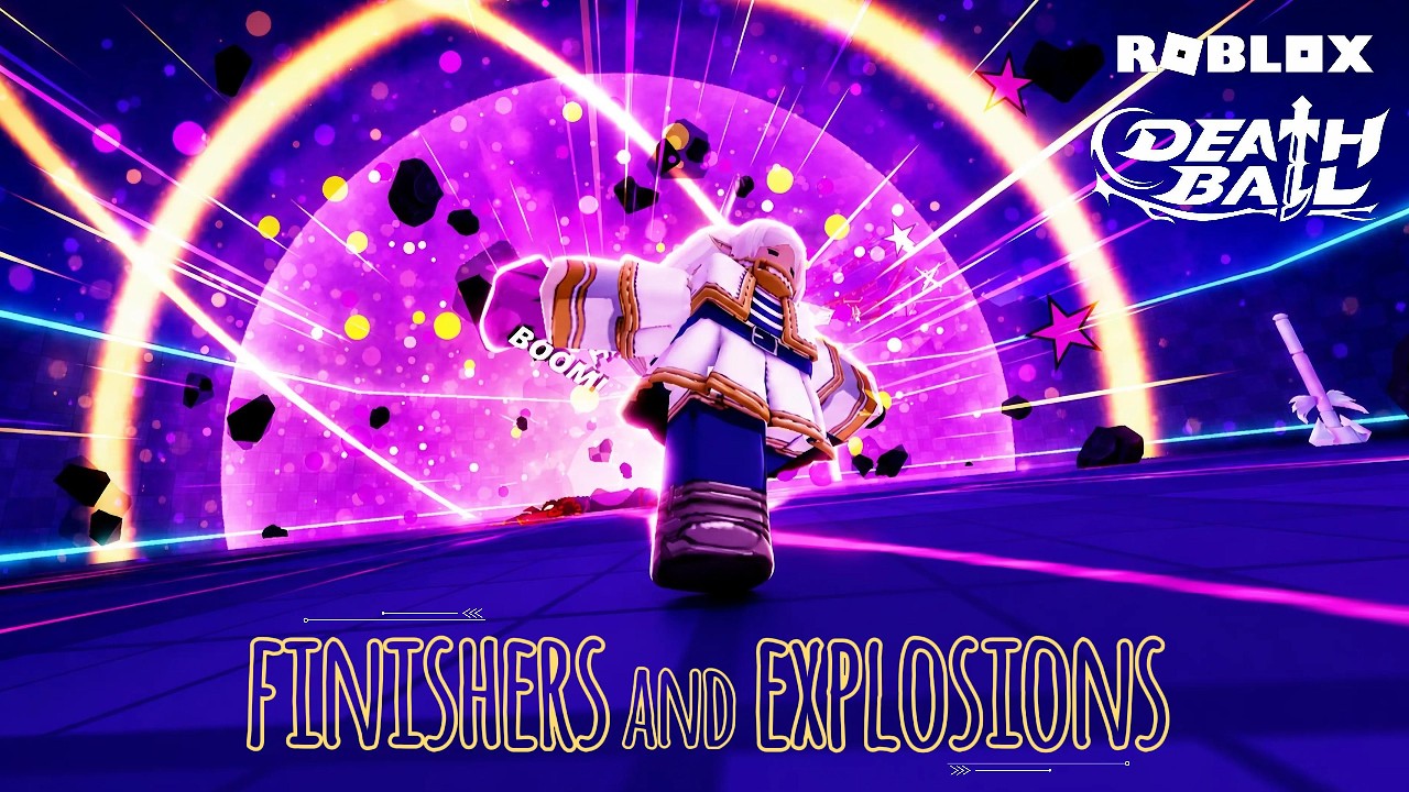Все FINISHERS и EXPLOSION в Death Ball [ROBLOX]