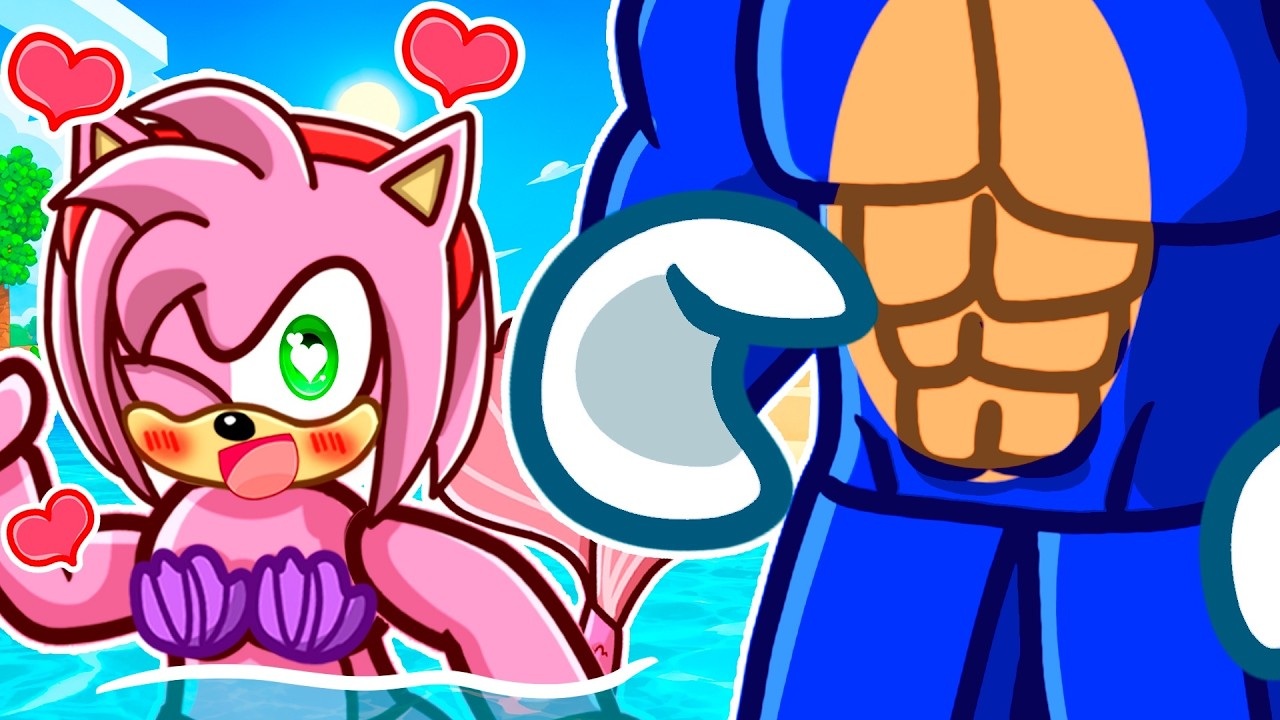 РУСАЛКА AMY ВЛЮБЛЯЕТСЯ В SONIC!