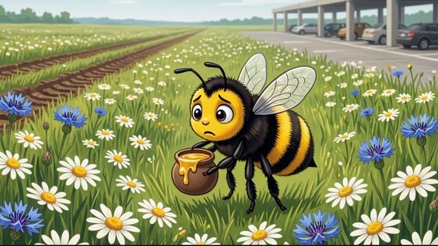 Пчелка Жужа и Исчезающий Нектар сказка для детей слушать