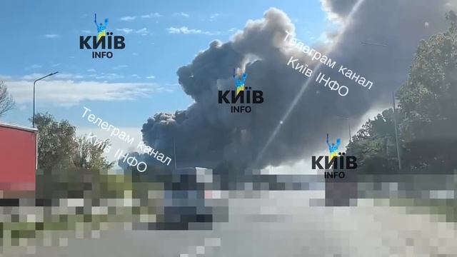 ‼️🇺🇦🔥После удара по складу под Киевом зафиксировано превышение концентрации химии - аммиака