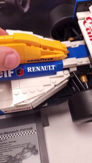 LEGO Icons Williams Racing FW14B  Nigel Mansell 10353 799 деталей Обзор