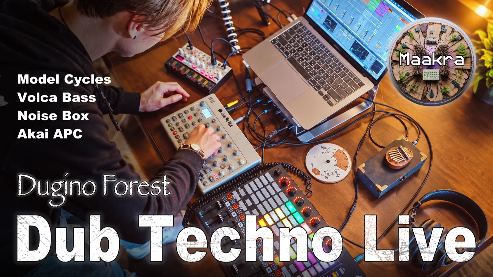 Даб Техно Live Mir  Dugino Forest Dub Techno  Model Cycles  Volca Bass  Akai APC