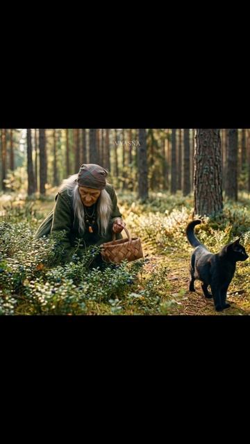 Кот и Баба Яга рассказывают о лесных ягодах. Как вам такое?